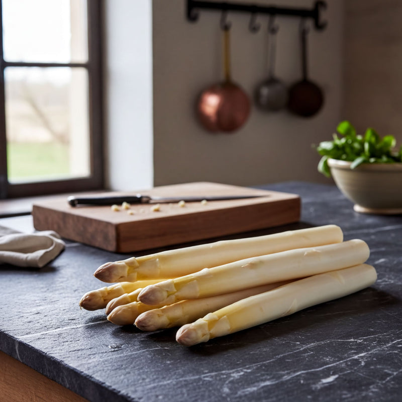 Blanched White Argenteuil Asparagus