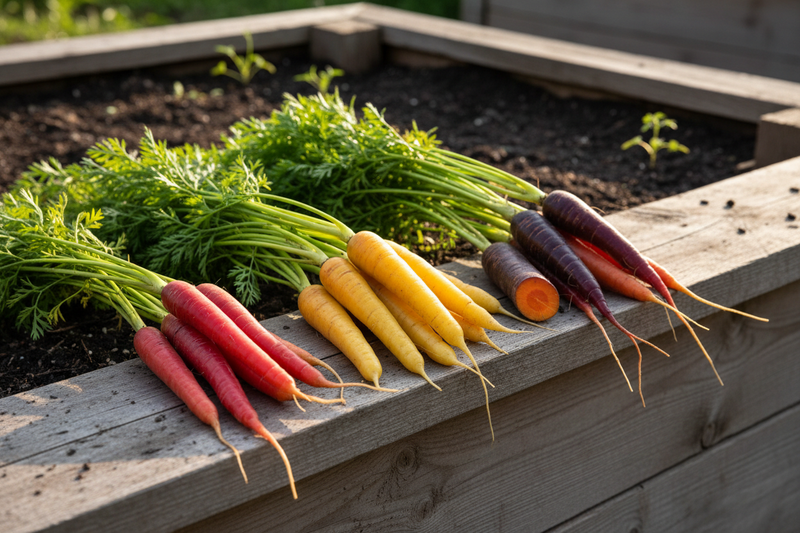 3 Color Carrot Collection — Harvest