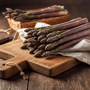 Argenteuil Asparagus on Cutting Board