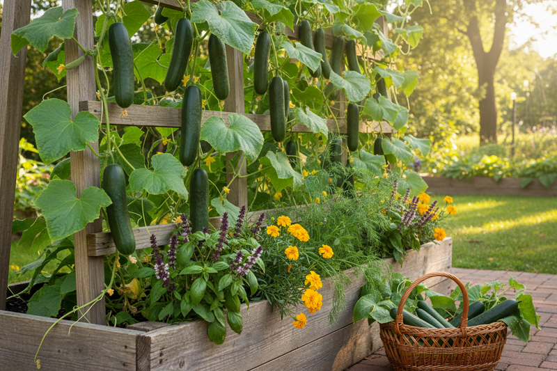 Addis Cucumber Raised Bed