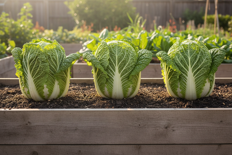 Aichi Chinese Cabbage - 3 Plants in Raised Bed