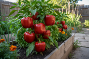 Big Red Sweet Bell Pepper - Raised Bed