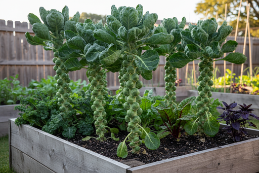 Catskill Brussels Sprouts - Raised Bed