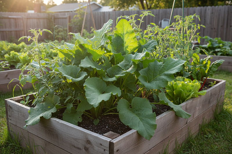 Chiko Burdock - Raised Bed from Real Photos