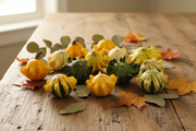 Crown of Thorns Gourd — Rustic Table Display