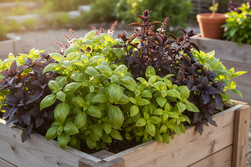 Culinary Blend Basil — Raised Bed Growing