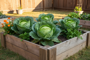 Drumhead Cabbage — Raised Bed