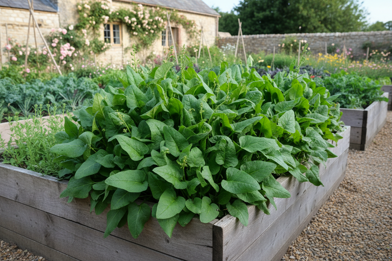 Good King Henry – Lifestyle Garden Photo in Raised Bed