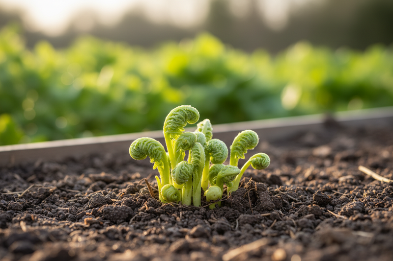 Good King Henry – Spring Shoots in Raised Bed