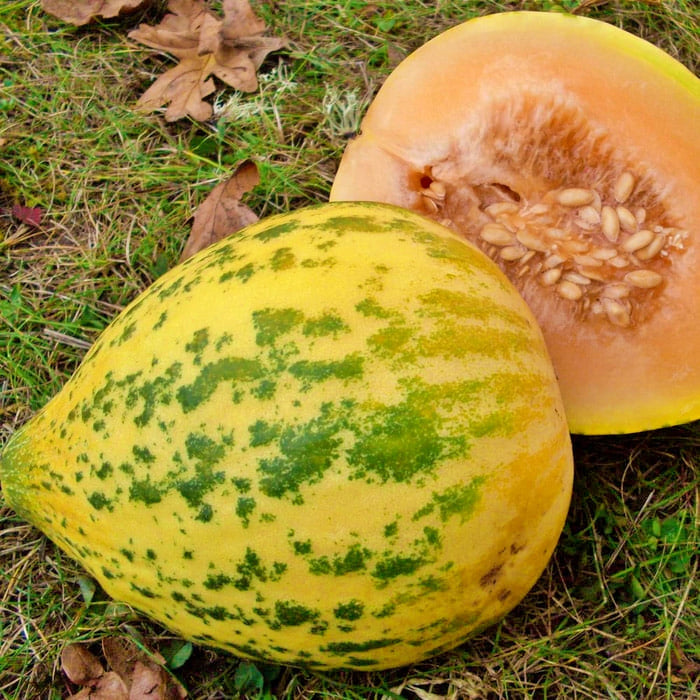 - BoxGardenSeedsLLC - Sweet Freckles Melon - Melons, Cantaloupe - Seeds