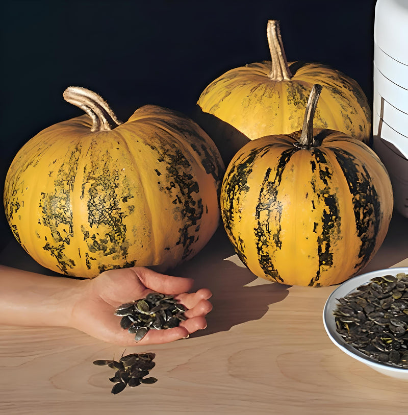 Kakai Styrian, Pumpkin - BoxGardenSeedsLLC - Squash,Pumpkins - Seeds - USA Seller, Thank you for shopping here today, Naturally Grown GMO Free Seeds, Heirloom Open Pollinated Seeds, Fresh Top Quality Premium Seeds