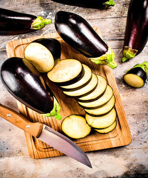 Black Beauty, Eggplant, -- BoxGardenSeedsLLC -Peppers,Eggplants - Seeds