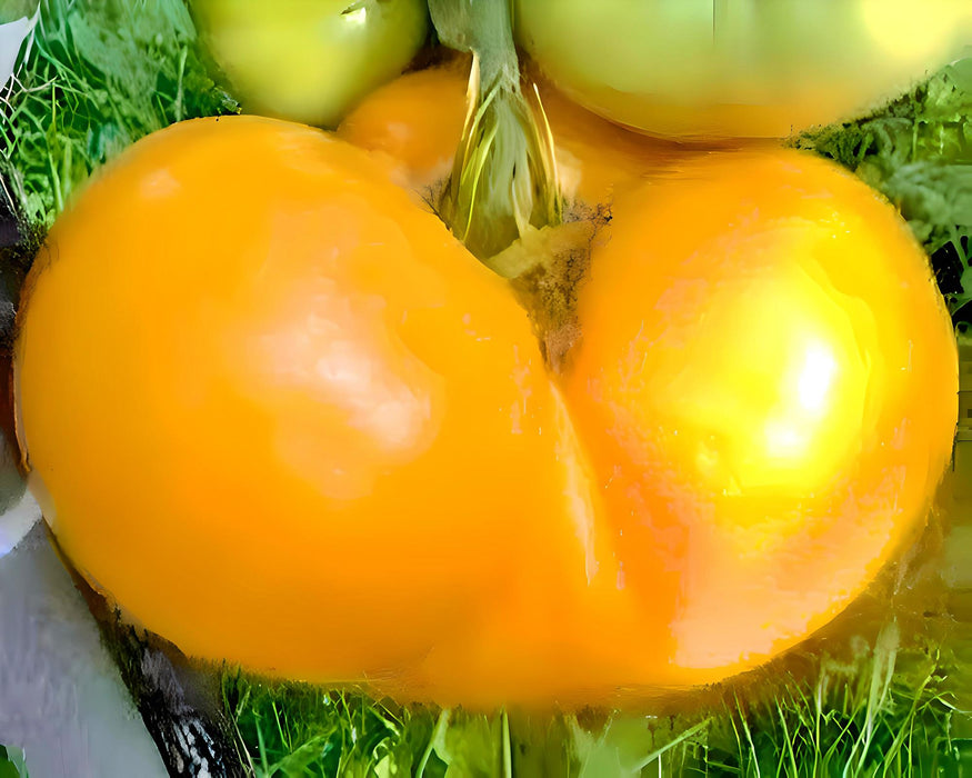 Orange/Yellow Brandywine, Tomato, - BoxGardenSeedsLLC -Tomatoes,Tomatillos - Seeds