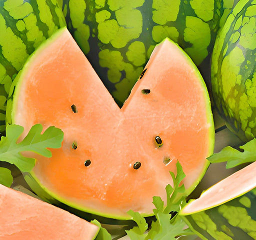 Tendersweet Orange, Watermelon, -- BoxGardenSeedsLLC -Melons, Cantaloupe - Seeds