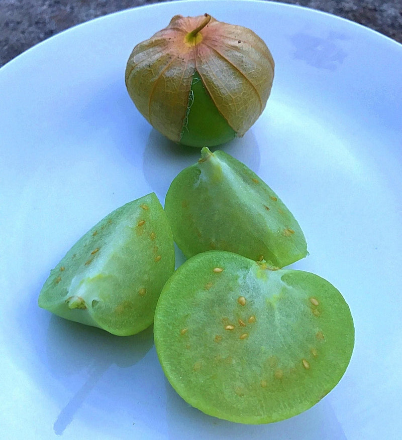 Toma Verde, Tomatillo, Heirloom Seeds, Naturally Grown Open Pollinated Gardening Non-GMO