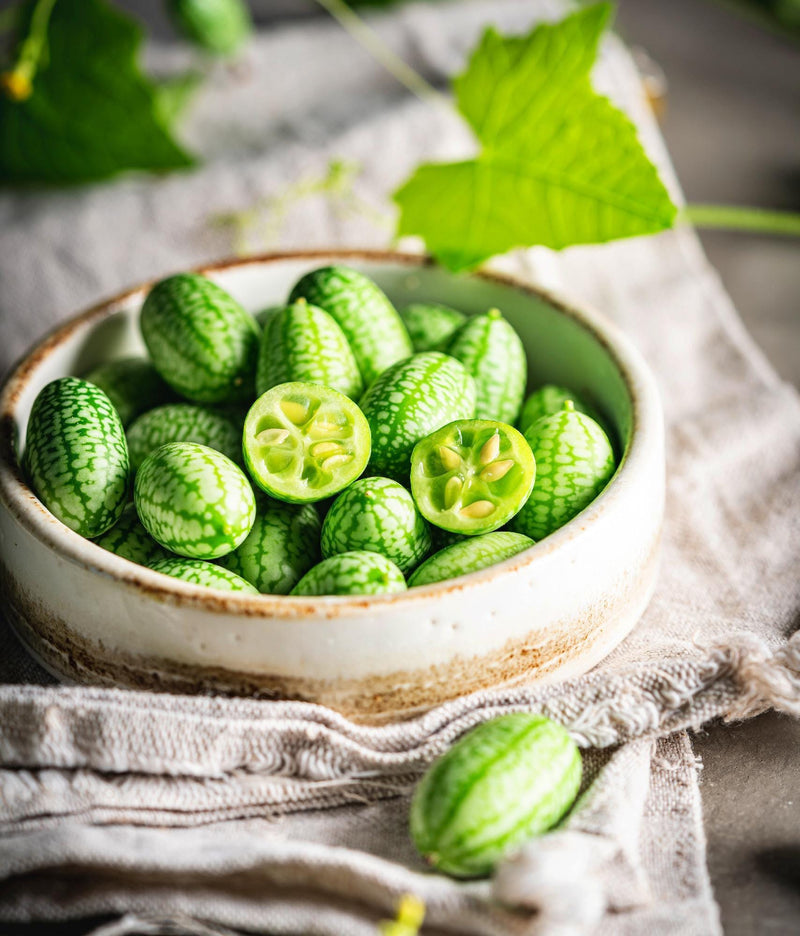 Cucamelon Mexican Sour Gherkin - Heirloom Seeds For Tangy Cucumber Flavor