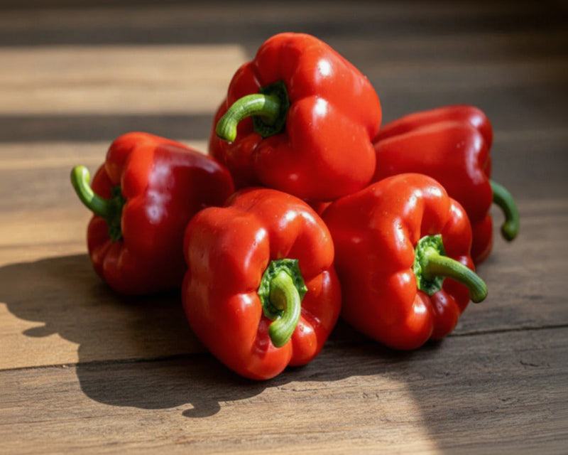 Cal Rose Sweet Pepper Seeds – Heirloom Pimento, Non GMO, USA Grown, Easy to Grow