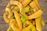 Sweet Banana Pepper Seeds - Heirloom Mild Sweet Frying Peppers for Container Garden