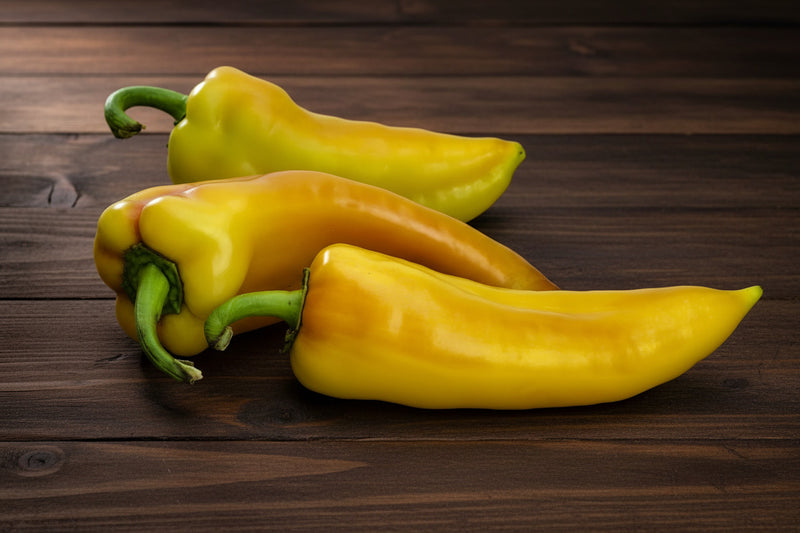 Sweet Banana Pepper Seeds - Heirloom Mild Sweet Frying Peppers for Container Garden