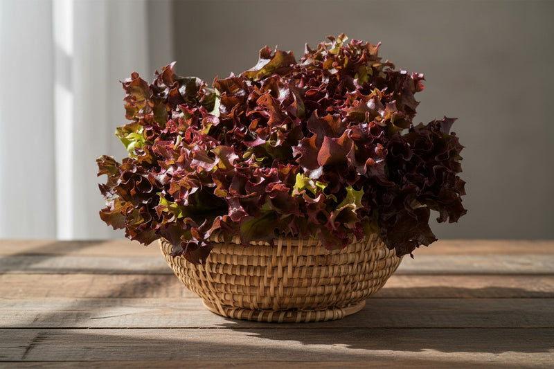 Red Tango Lettuce - Heirloom Seeds for Baby Leaf & Curly Red Salad Mix