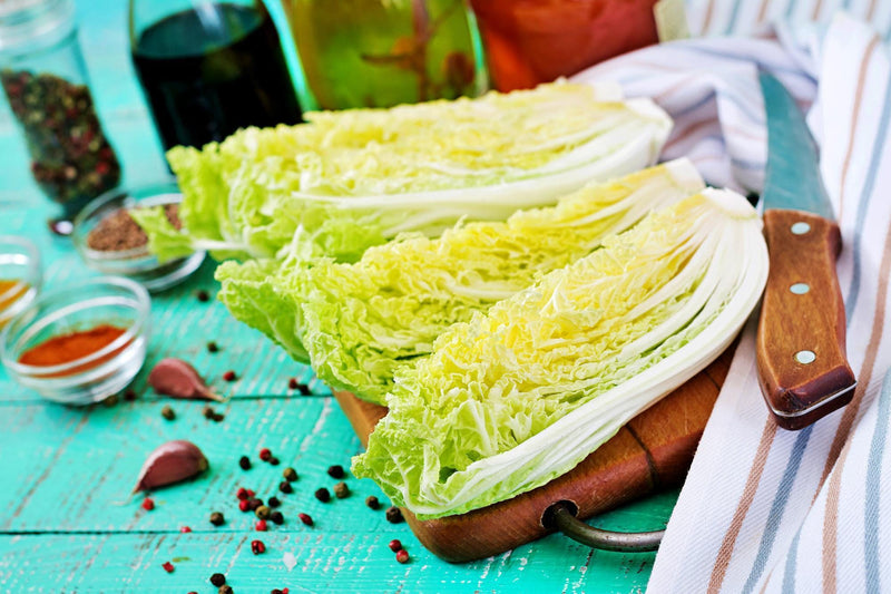 Kogane Chinese Cabbage Seeds - Loosehead Variety with Golden Core for Pickling & Cooking