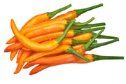 Orange Cayenne Pepper - Heirloom Hot Pepper Seeds | Non GMO Capsicum Annuum