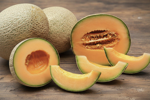 Top Mark Cantaloupe Heirloom Muskmelon Seeds – Disease Resistant, Thick Rind, Deep Salmon Flesh