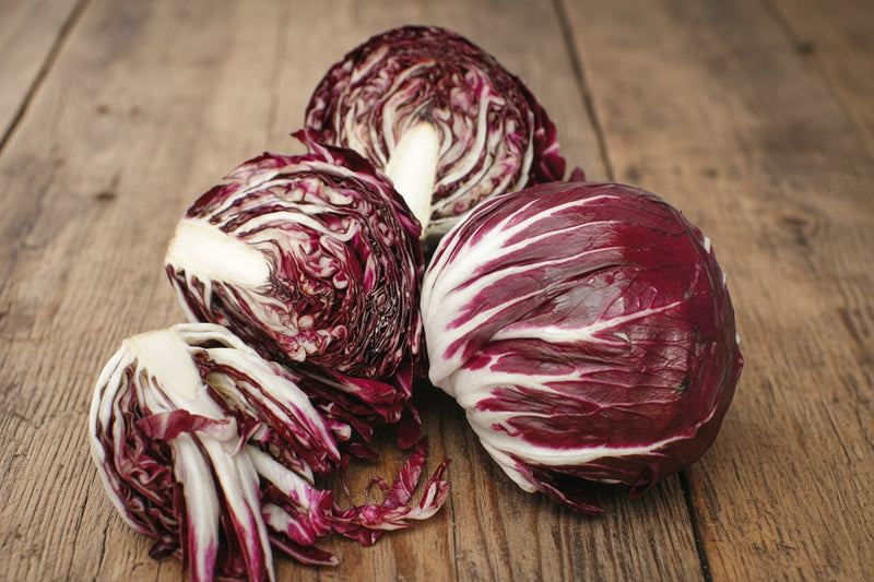 Radicchio Rossa Di Verona Heirloom Seeds - Vibrant Red Leaves, Bitter Spicy Flavor