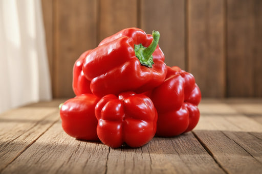 Cal Rose Sweet Pepper Seeds – Heirloom Pimento, Non GMO, USA Grown, Easy to Grow