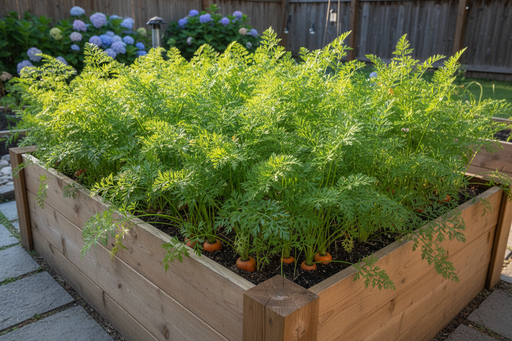 Kuroda Long Carrot — 4x8 Raised Bed
