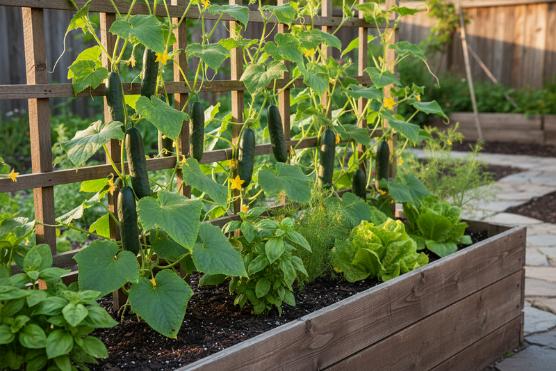 Marketmore 76 Cucumber - Raised Bed