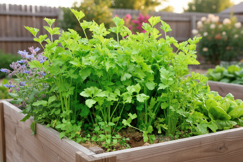 Nan Ling Cutting Celery Raised Bed