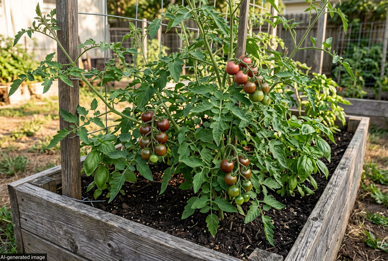 New Chocolate Cherry garden illustration guided by your photo