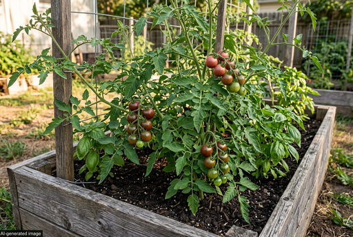 New Chocolate Cherry garden illustration guided by your photo