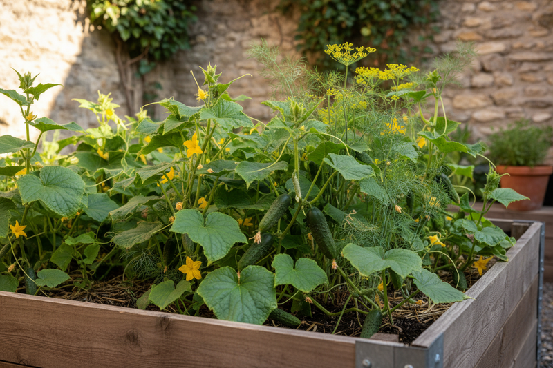 Parisian Gherkin Raised Bed