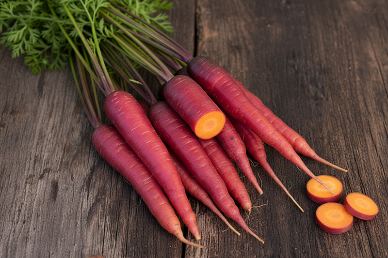 Purple Dragon Carrot — Harvest