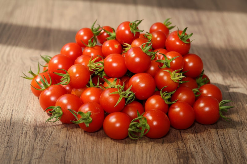 Red Cherry Tomato — Fixed Pile Shot