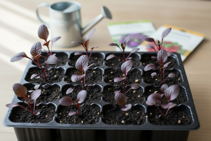 Red Tatsoi — 2-3 Inch Seedlings