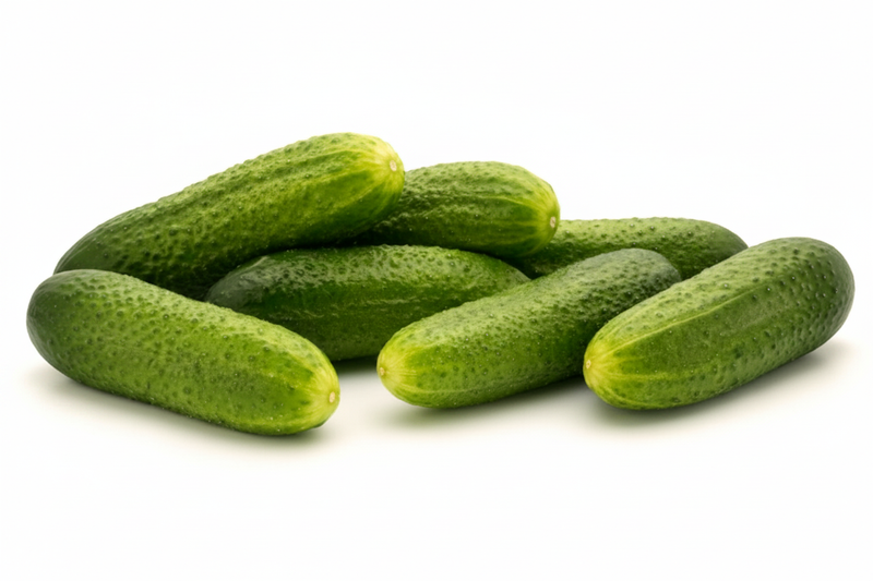 Rhinish Pickle Cucumber — Enhanced White Background