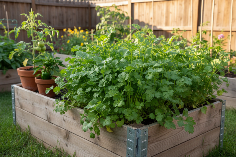 Santo Cilantro Raised Bed