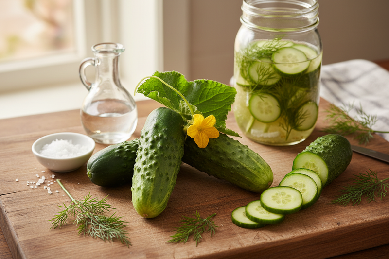 Sumter Cucumber — Kitchen Prep & Pickling