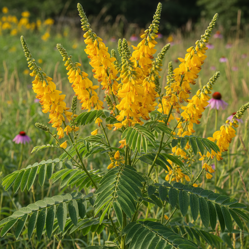 Wild Senna in Full Bloom